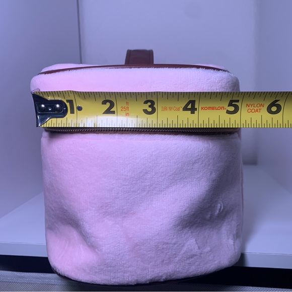NWT Scottie Dog Juicy Couture Pink Velour Makeup Bag Cosmetic Case Travel Crown - Picture 15 of 16